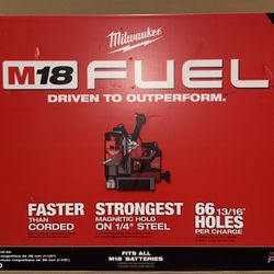 Milwaukee M18 Fuel 1-1/2” Lineman Magnetic Drill Kit. (Mag Drill) Model #2788-22HD
