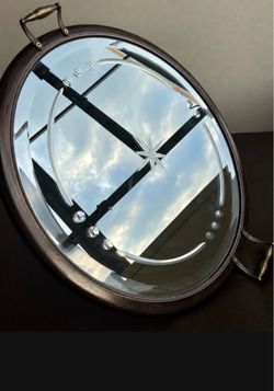 Oval Mirror Tray w handles