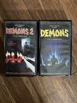 Demons 1&2 Horror VHS Widescreen Set