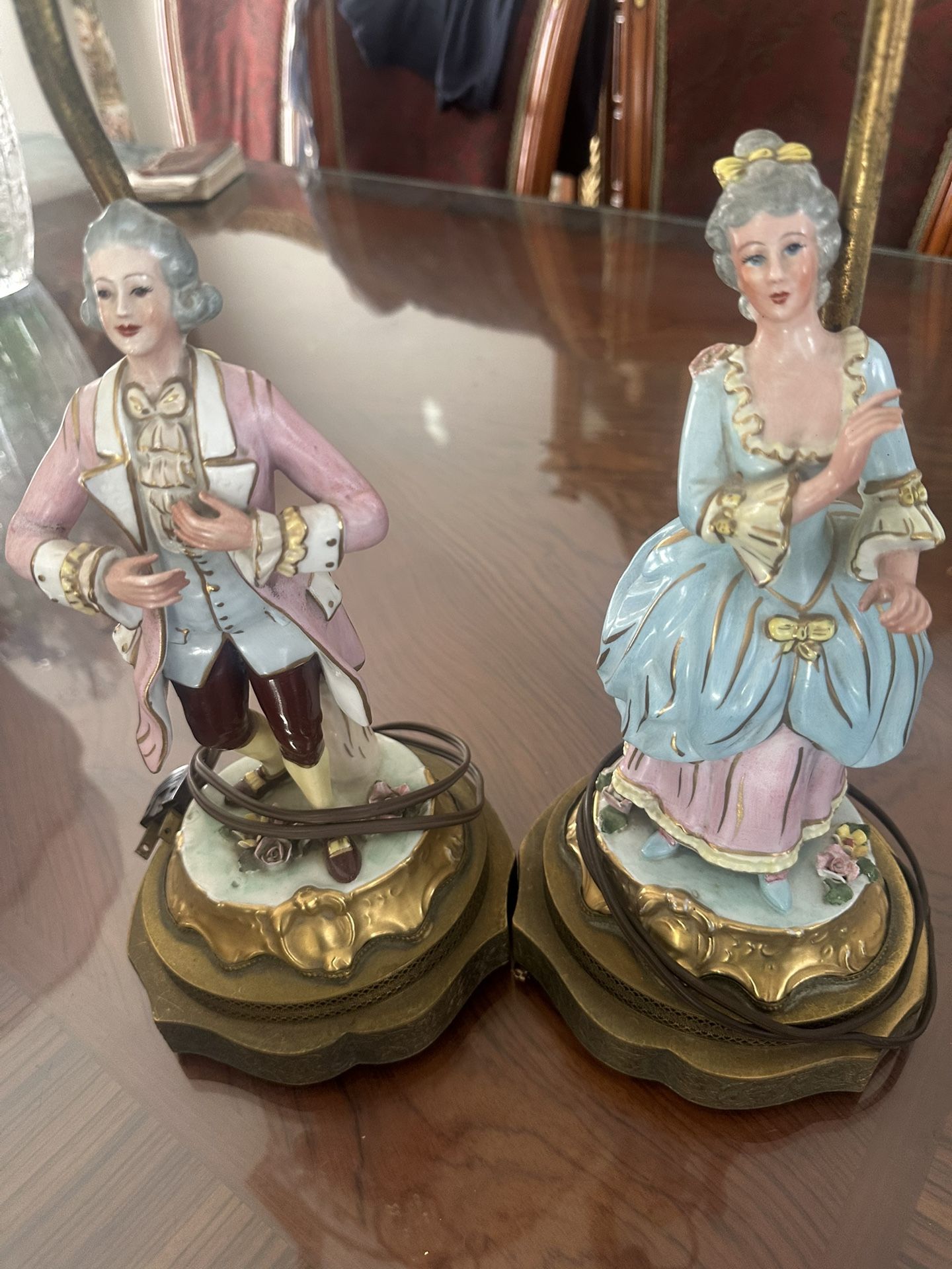 Antique Night Lights Set Over 100 Year