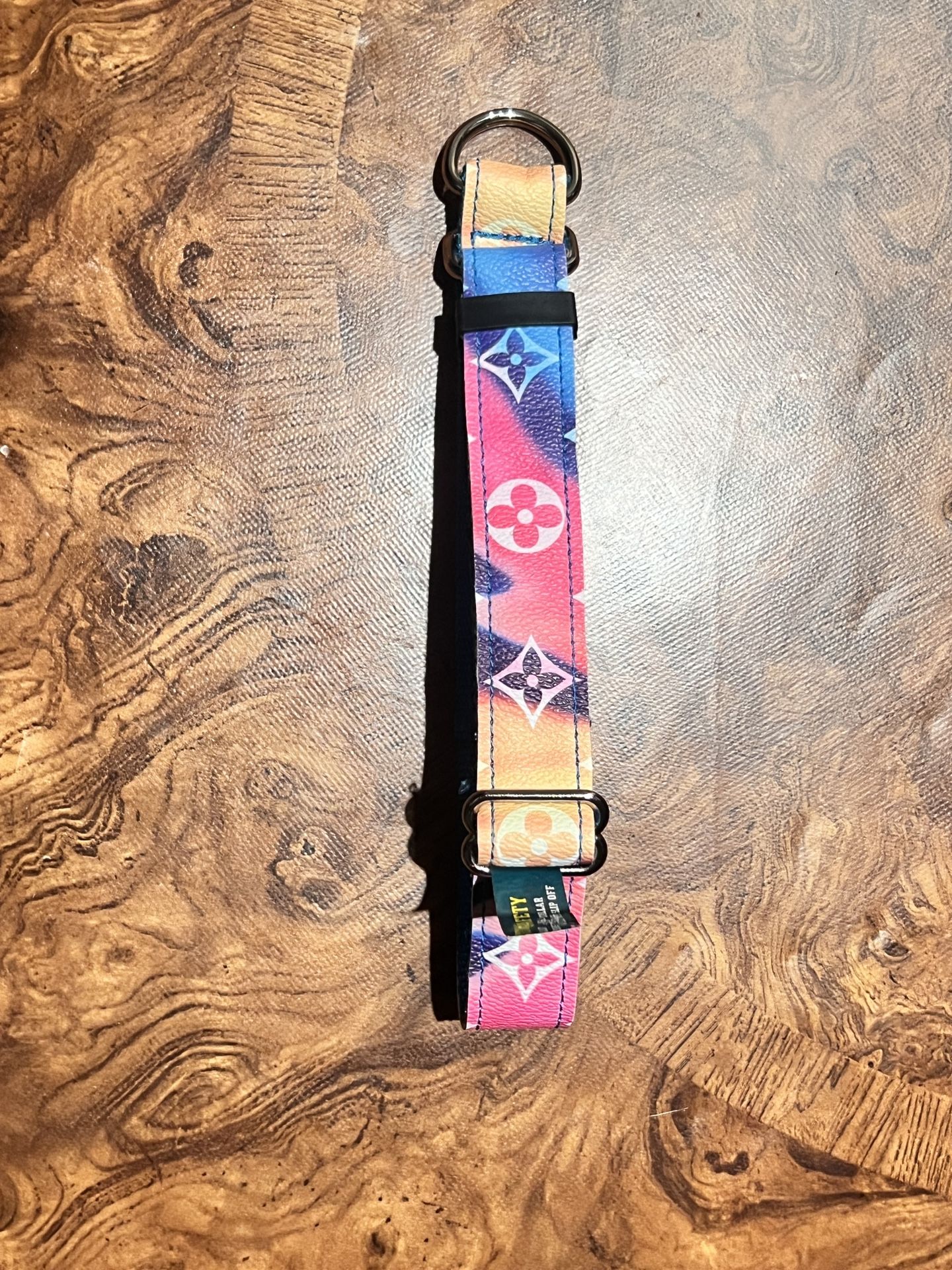 FOR SALE: Custom LV Medium/Large Dog Safety Collar - $30