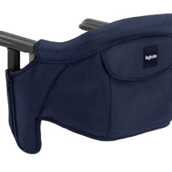 Inglesina Fast Table Chair, Navy - High Chair for Babies & Toddlers 6-36 Months - Fits Tables 0.8'' to 3.5'' Thick - Collapsible, Portable Design - I