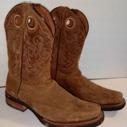Western Leather Men's Cowboy Boots Size 9