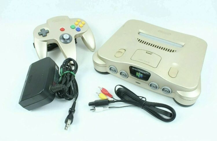 Gold Nintendo 64 Console