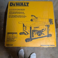 Brand New Dewalt Portable Compact Jobsite Table Saw