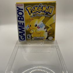 Pokemon Yellow With Box And Insert - Tested New Battery - For Sale Or Trade! 