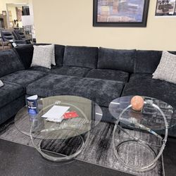 4 Piece Sectional With Pull Out Bed & Storage Chaise On Sale