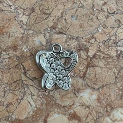 jewel butterfly pendent or bracelet charm
