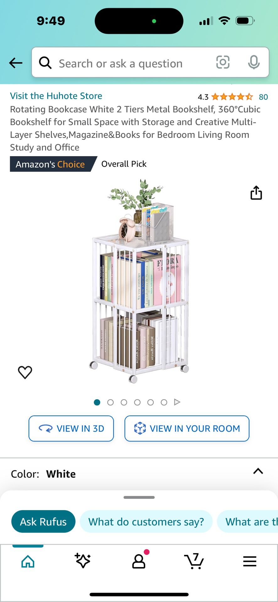 Gore Rotating Bookshelf