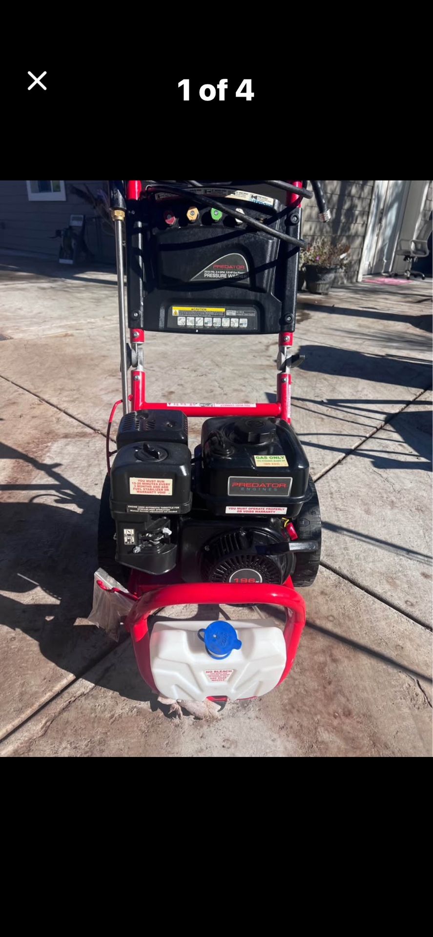 Predator pressure Washer