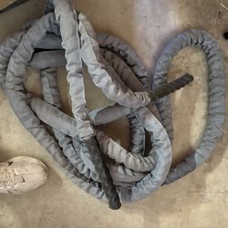 Gym equipment, back row system, and power rope