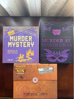 Murder mystery board games