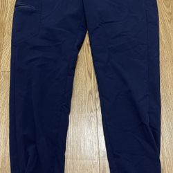 Women’s Figs Navy Zamora Jogger Scrub Pant Size Medium Tall