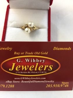 14 Kt Genuine gold & pearls