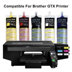 DTG Inks  For Brothers GTX Printer.  700 Ml