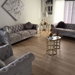 Couches 3 Pieces/dining Room Table 