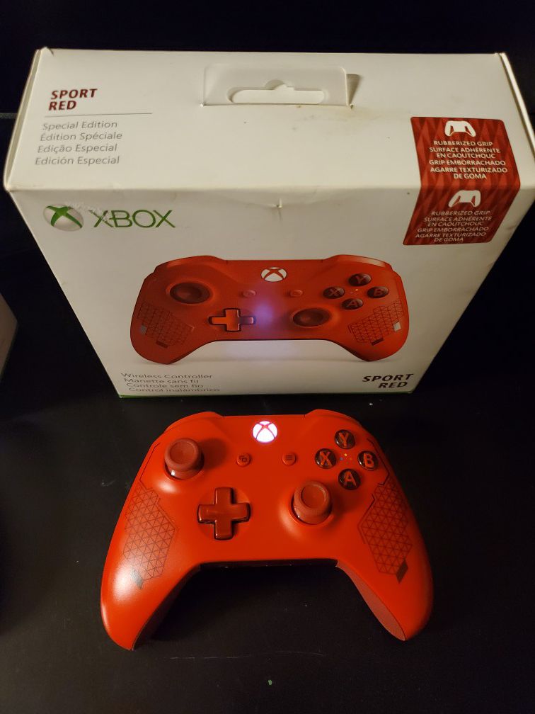 Xbox One S Controller Sport Red