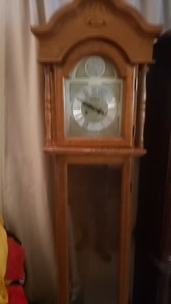 Antiques Tempus Fugit grandfather clock