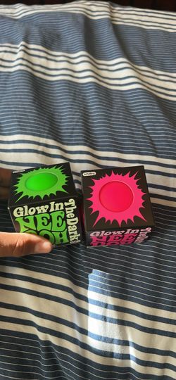 Schylling Glow In The Dark Nee Doh Stress Balls 2-Pack