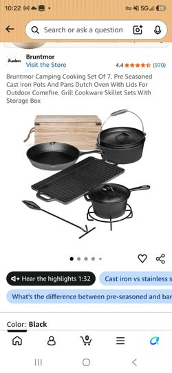 Cast iron set