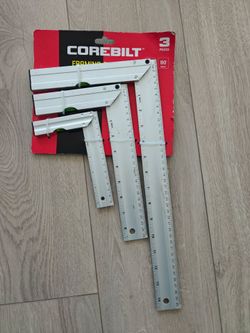 COREBILT 3 Piece Framing Square Set