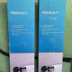 Peerless 24 Inch Double Towel Bar