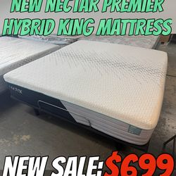 NEW NECTAR PREMIER HYBRID KING MATTRESS