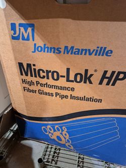 Johns Manville pipe insulation