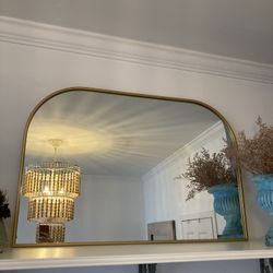 Gold Arch Mirror