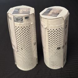 New!!l Lot of 2 IKEA SOMMARLANKE LED Table Lamp White Outdoor 10.5” Tall