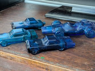 VINTAGE AVON CAR COLOGNE BOTTLES