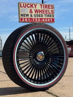 24"  wheels tire sale 