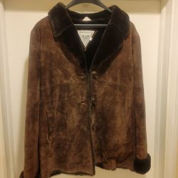 Suede Jacket Coat