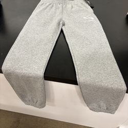 Size Large Gray Nike Youth Joggers Sweatpants 