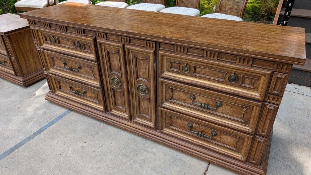 Vintage Solid Wood Dresser - Armstrong Furniture