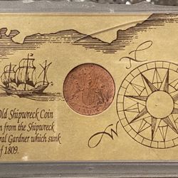 1808 English Shipwreck Coin From Admiral Gardner