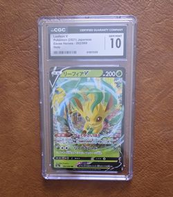 Pokemon Japanese Leafeon V -  002/069