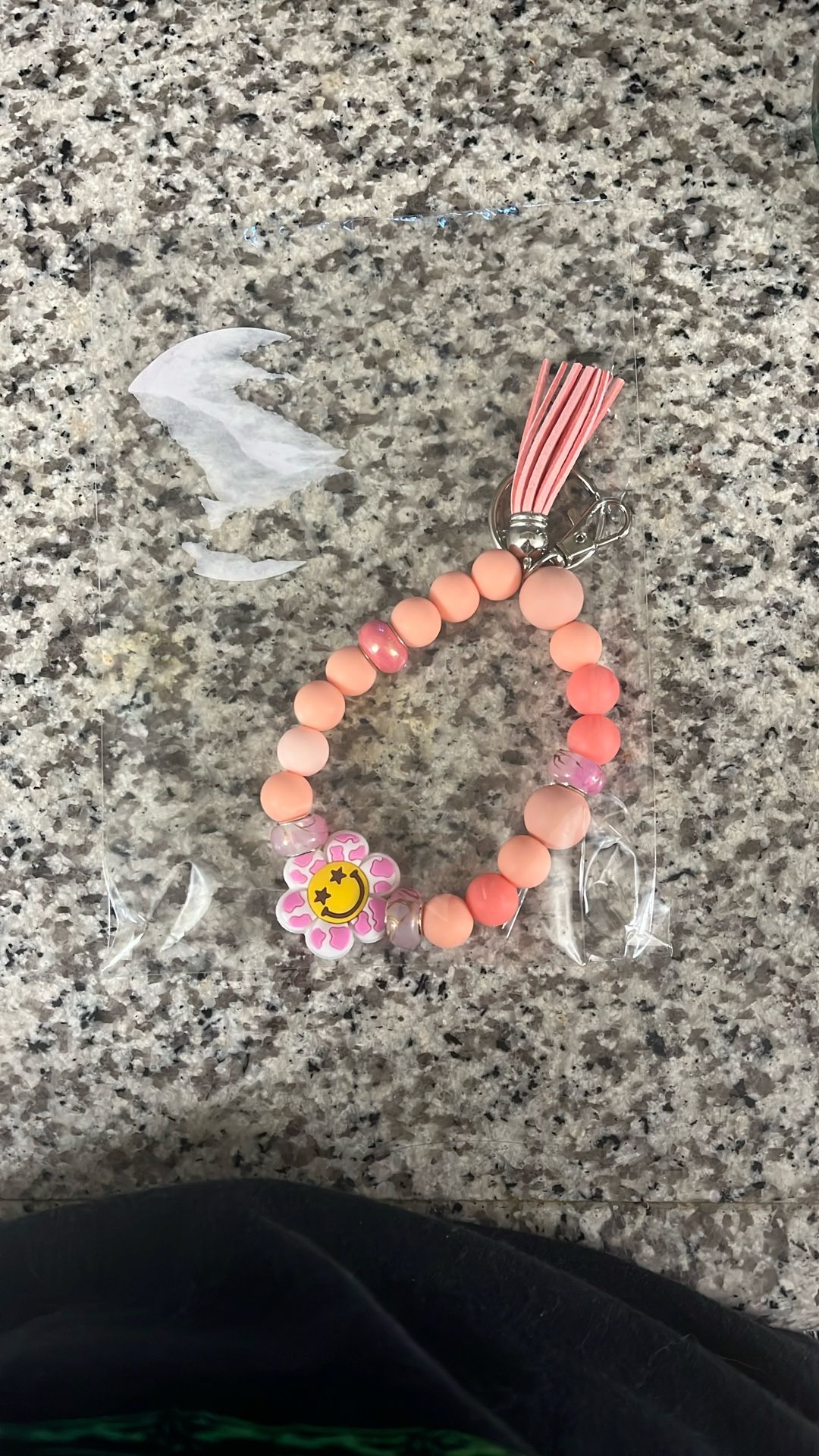 Cowgirl Wristlet Keychain