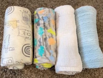 4 Baby Blankets