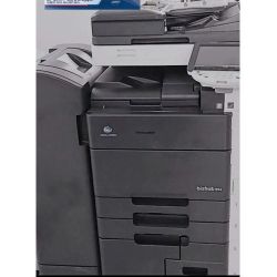 Konica Minolta Bizhub 652 w/FS-527 Saddle Stitch,Copier,Printer,Scanner Network

