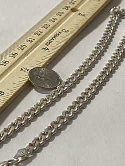 Sterling silver chain silver necklace