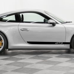 Custom Porsche 911 2012-2019 991 GT3 Triple Stripe Side Graphic Decal Set