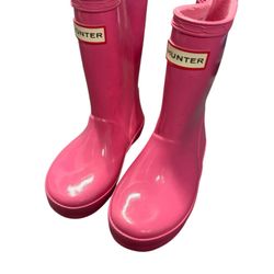 Kids Pink Hunter Rain Boots