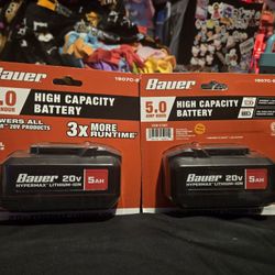 2 Bauer Batteries 