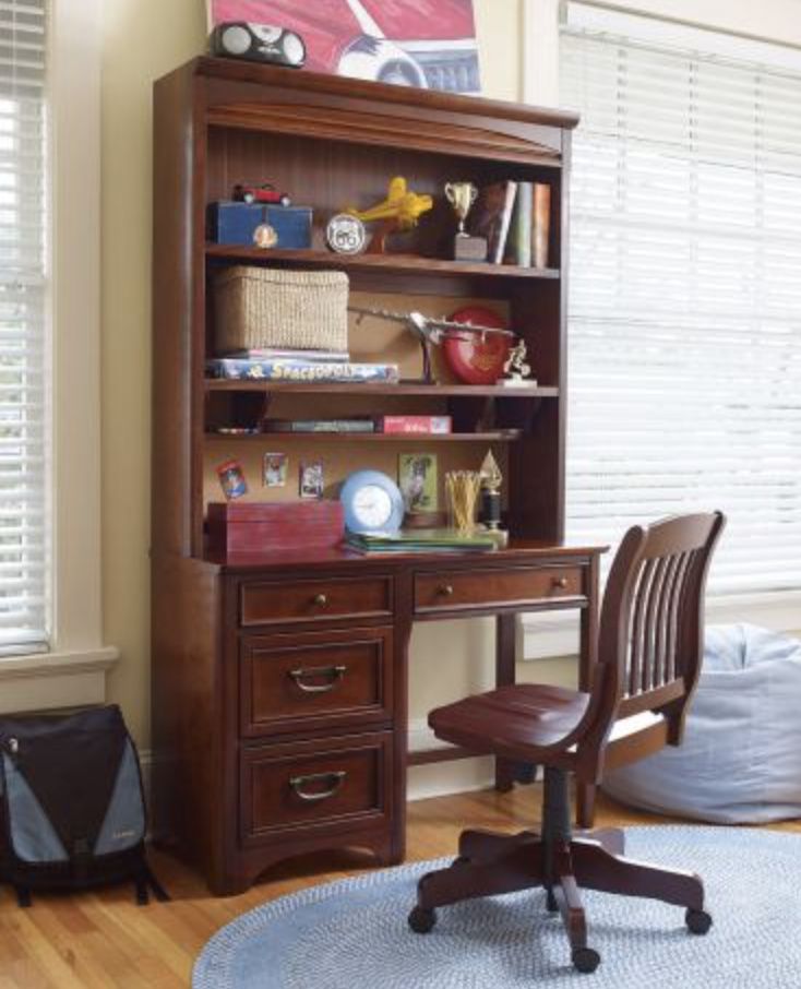 Young America by Stanley Harbor Town Desk + Hutch 