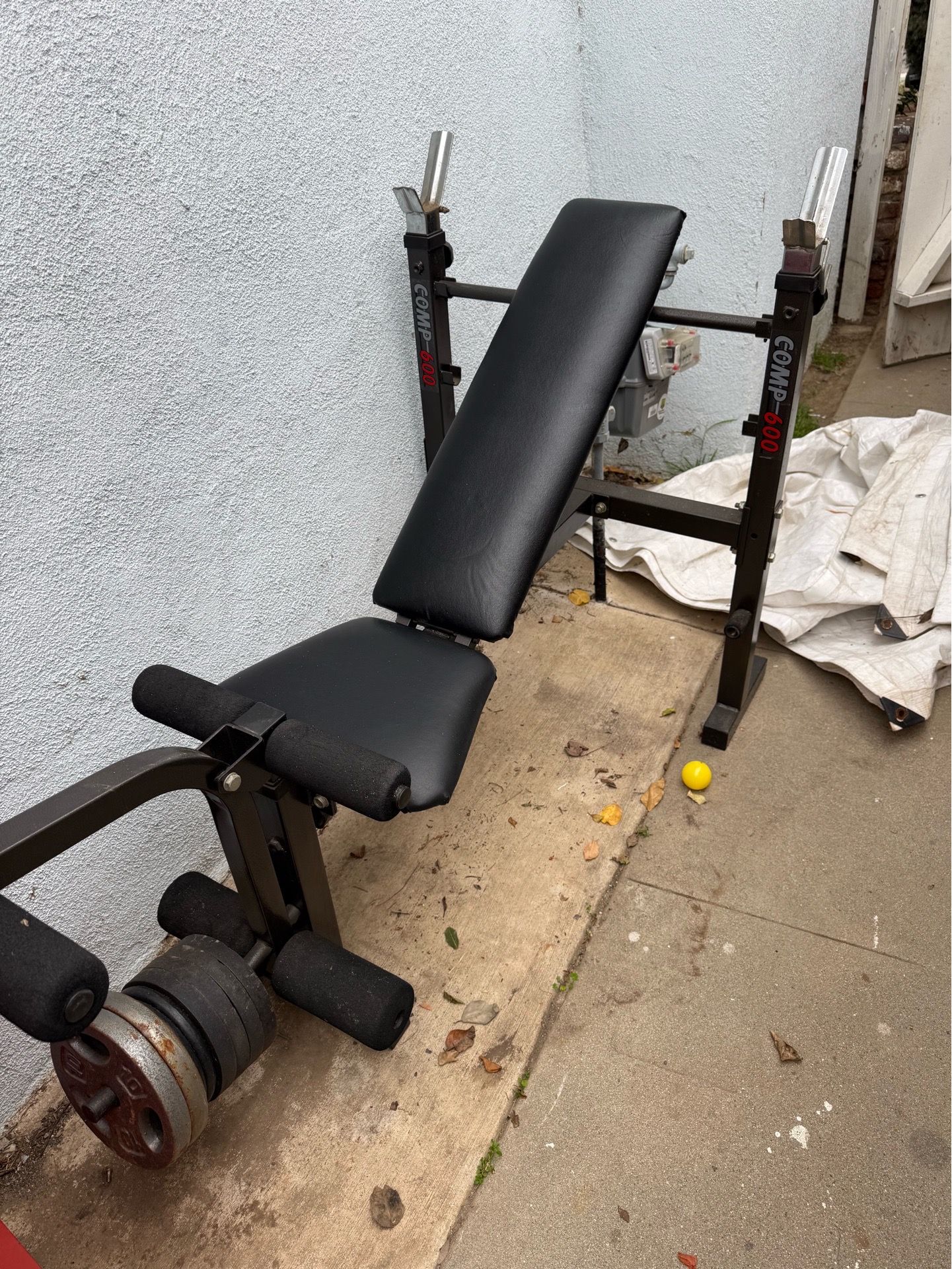 Work bench and weights