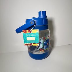 The Pioneer Woman Tritan Water Jug 95.6 oz Floral Blue With Straw