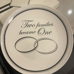 Decorative Wedding Plate NEW