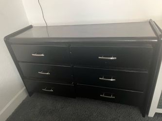 Solid wood old dresser