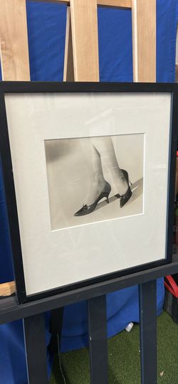 Black And White Photo Of Stefano Marazzini black kitten heels